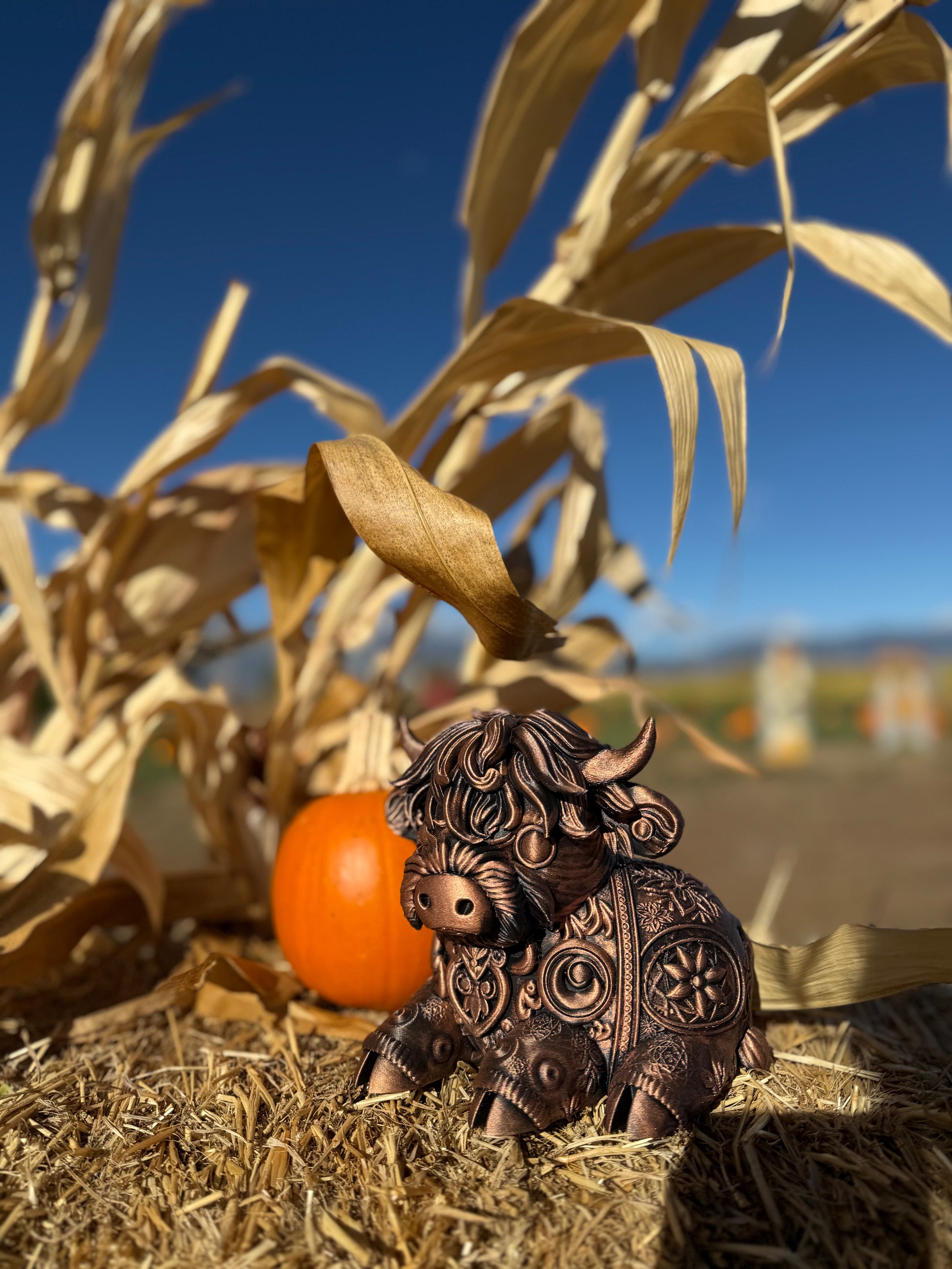 Ornamental Highland Cow