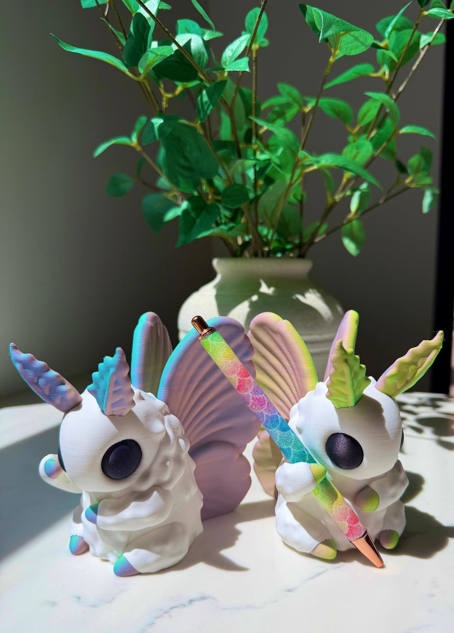 Whimsical Moth Pen Holder
