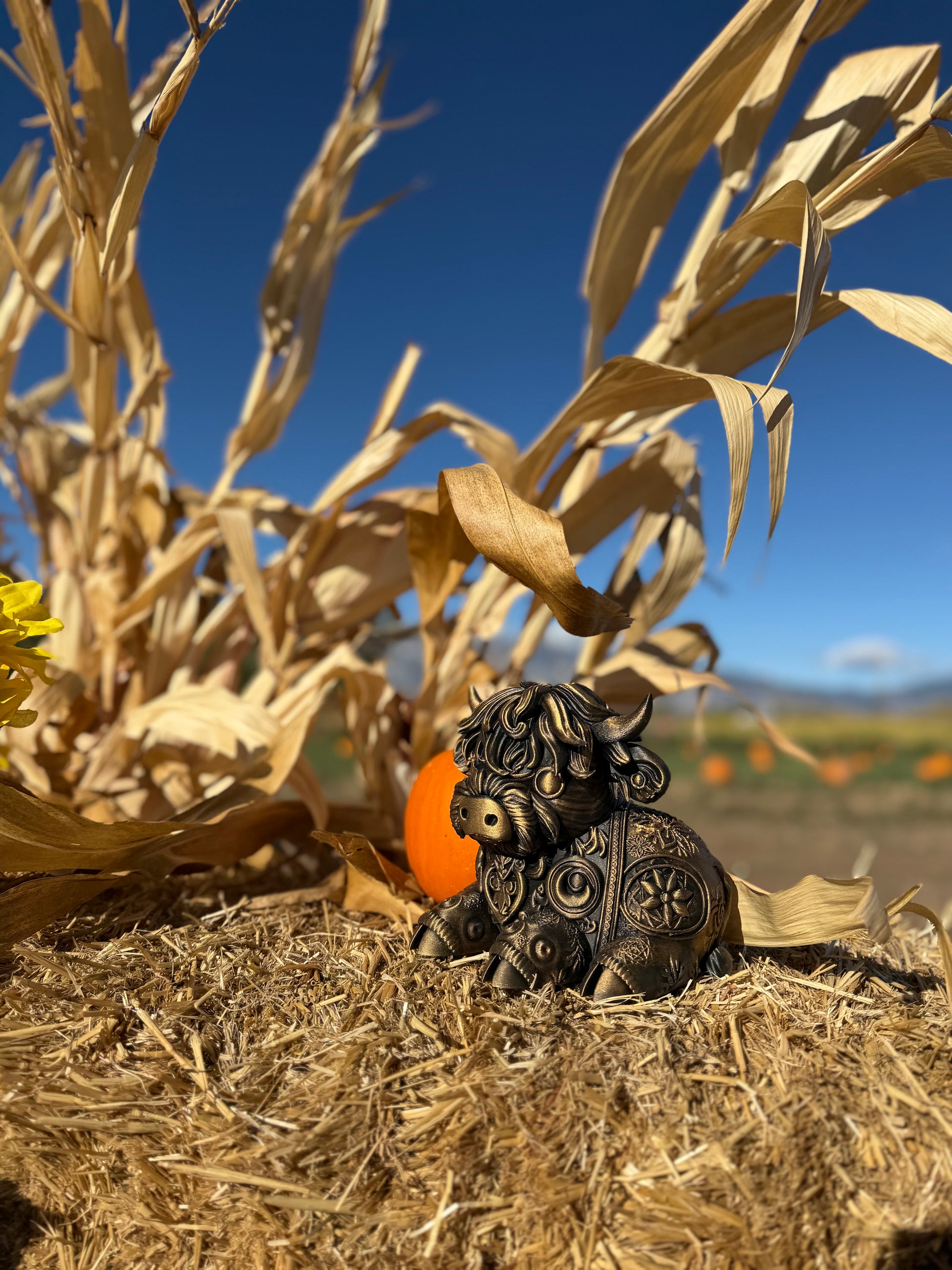 Ornamental Highland Cow