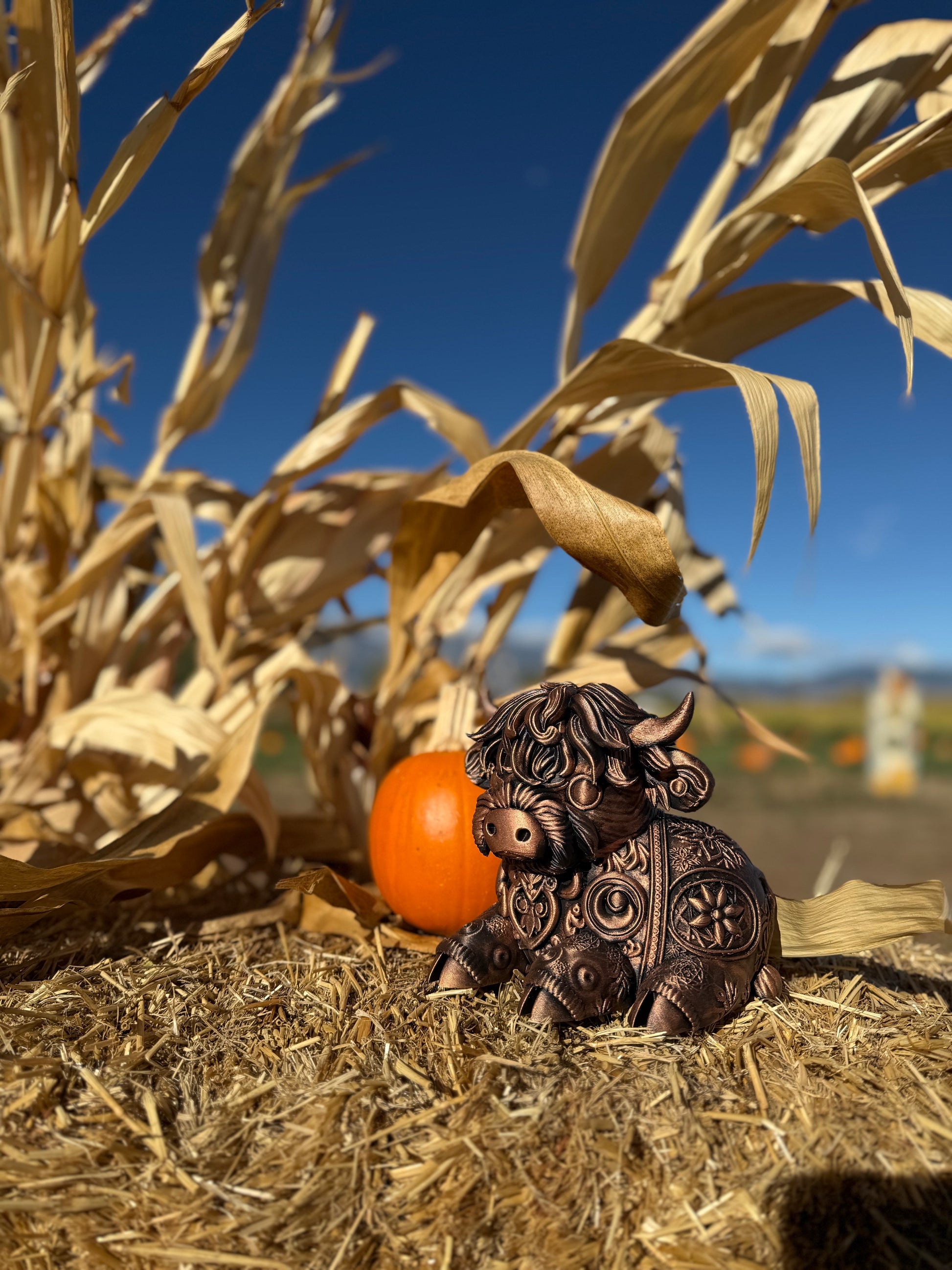 Ornamental Highland Cow
