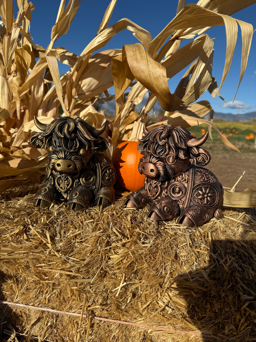 Ornamental Highland Cow