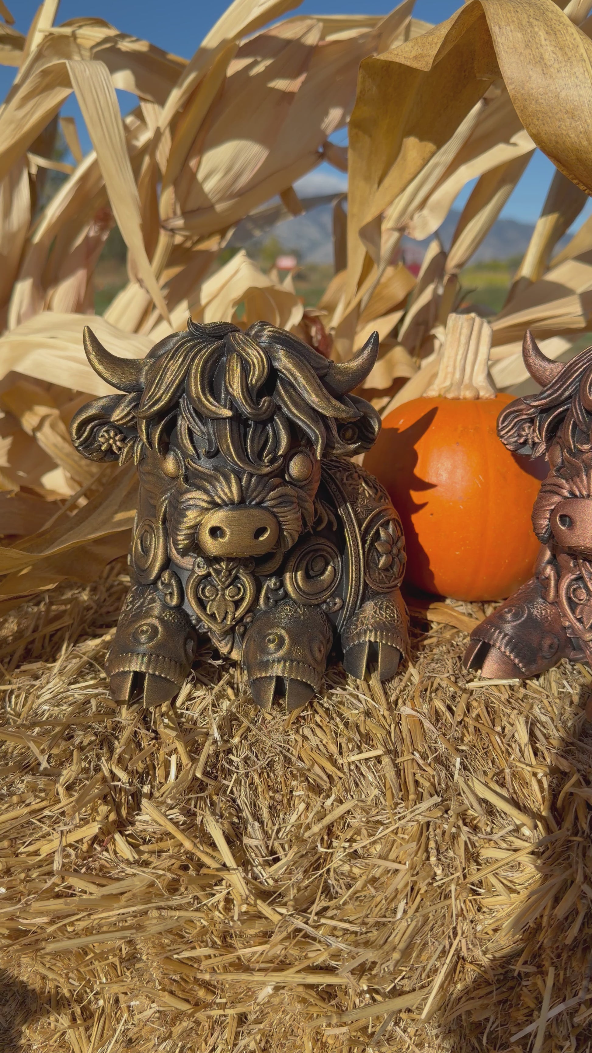 Ornamental Highland Cow